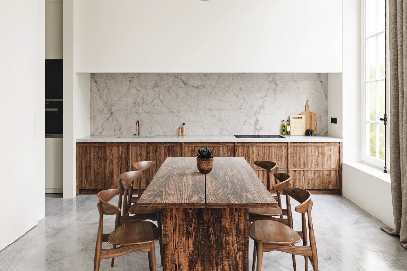 Render mobiliario cocina
